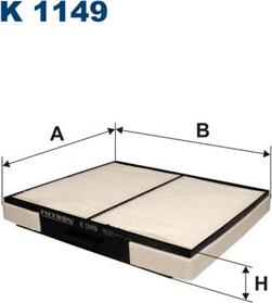 Filtron K1149 - Filtrs, Salona telpas gaiss ps1.lv