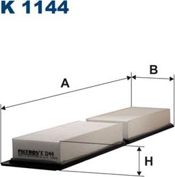 Filtron K1144 - Filtrs, Salona telpas gaiss ps1.lv