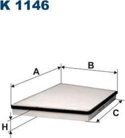 Filtron K1146 - Filtrs, Salona telpas gaiss ps1.lv