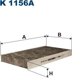 Filtron K1156A - Filtrs, Salona telpas gaiss ps1.lv