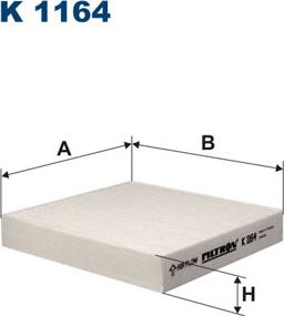 Filtron K1164 - Filtrs, Salona telpas gaiss ps1.lv