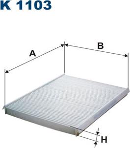 Filtron K1103 - Filtrs, Salona telpas gaiss ps1.lv