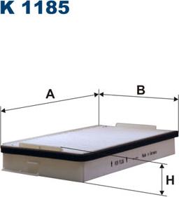 Filtron K1185 - Filtrs, Salona telpas gaiss ps1.lv