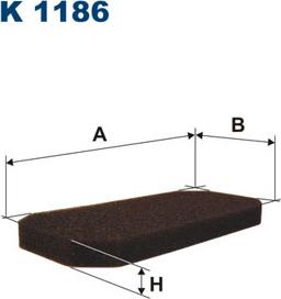 Filtron K1186 - Filtrs, Salona telpas gaiss ps1.lv