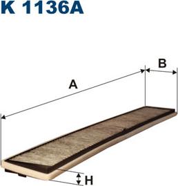 Filtron K1136A - Filtrs, Salona telpas gaiss ps1.lv