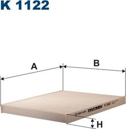 Filtron K1122 - Filtrs, Salona telpas gaiss ps1.lv