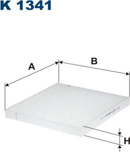 Filtron K1341 - Filtrs, Salona telpas gaiss ps1.lv