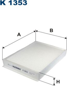 Filtron K1353 - Filtrs, Salona telpas gaiss ps1.lv