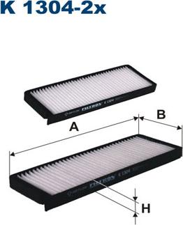 Filtron K1304-2x - Filtrs, Salona telpas gaiss ps1.lv