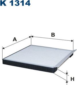 Filtron K1314 - Filtrs, Salona telpas gaiss ps1.lv