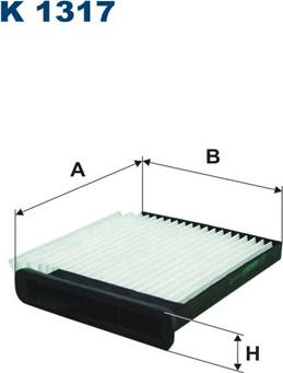 Filtron K1317 - Filtrs, Salona telpas gaiss ps1.lv