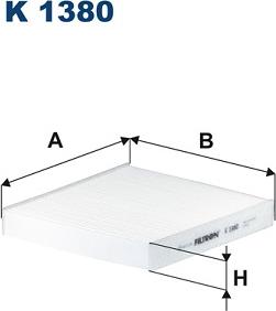 Filtron K1380 - Filtrs, Salona telpas gaiss ps1.lv