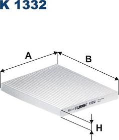 Filtron K1332 - Filtrs, Salona telpas gaiss ps1.lv