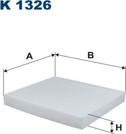 Filtron K1326 - Filtrs, Salona telpas gaiss ps1.lv