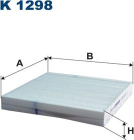 Filtron K1298 - Filtrs, Salona telpas gaiss ps1.lv