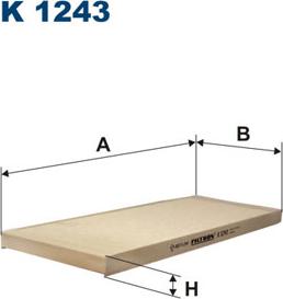 Filtron K1243 - Filtrs, Salona telpas gaiss ps1.lv