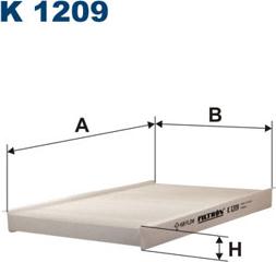 Filtron K1209 - Filtrs, Salona telpas gaiss ps1.lv