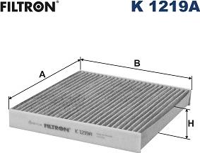 Filtron K 1219A - Filtrs, Salona telpas gaiss ps1.lv