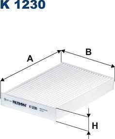 Filtron K1230 - Filtrs, Salona telpas gaiss ps1.lv