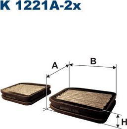 Filtron K1221A-2x - Filtrs, Salona telpas gaiss ps1.lv