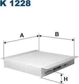 Filtron K1228 - Filtrs, Salona telpas gaiss ps1.lv