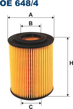 Filtron OE648/4 - Eļļas filtrs ps1.lv