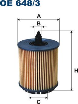 Filtron OE648/3 - Eļļas filtrs ps1.lv