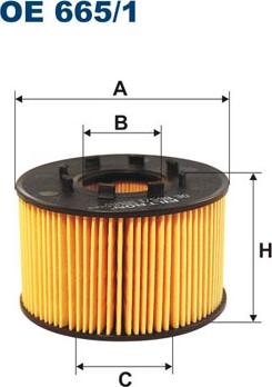 Filtron OE665/1 - Eļļas filtrs ps1.lv