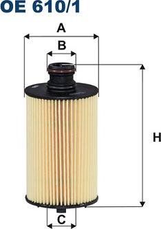 Filtron OE 610/1 - Eļļas filtrs ps1.lv