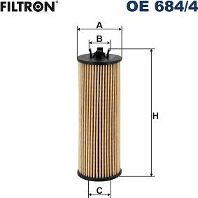Filtron OE 684/4 - Eļļas filtrs ps1.lv