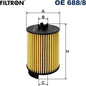 Filtron OE 688/8 - Eļļas filtrs ps1.lv