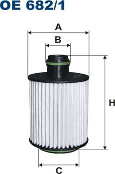 Filtron OE682/1 - Eļļas filtrs ps1.lv