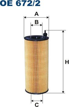 Filtron OE672/2 - Eļļas filtrs ps1.lv