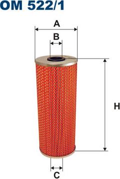 Filtron OM522/1 - Eļļas filtrs ps1.lv