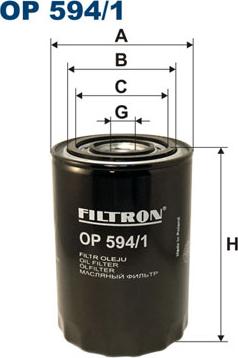 Filtron OP594/1 - Eļļas filtrs ps1.lv