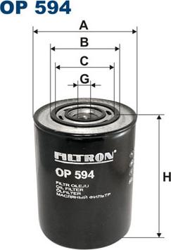 Filtron OP594 - Eļļas filtrs ps1.lv