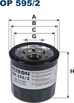 Filtron OP595/2 - Eļļas filtrs ps1.lv