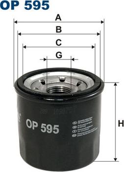 Filtron OP595 - Eļļas filtrs ps1.lv