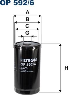 Filtron OP592/6 - Eļļas filtrs ps1.lv