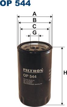 Filtron OP544 - Eļļas filtrs ps1.lv