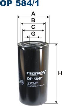 Filtron OP584/1 - Eļļas filtrs ps1.lv