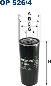 Filtron OP526/4 - Eļļas filtrs ps1.lv