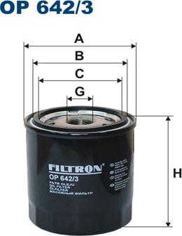 Filtron OP642/3 - Eļļas filtrs ps1.lv