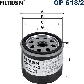 Filtron OP 618/2 - Eļļas filtrs ps1.lv