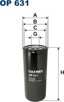 Filtron OP631 - Eļļas filtrs ps1.lv