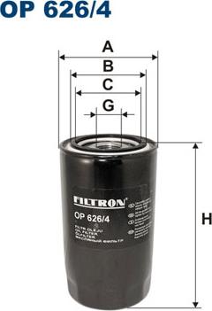 Filtron OP626/4 - Eļļas filtrs ps1.lv