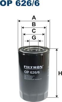 Filtron OP626/6 - Eļļas filtrs ps1.lv