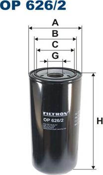 Filtron OP626/2 - Eļļas filtrs ps1.lv