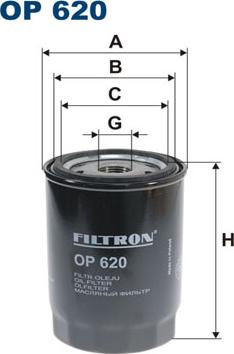 Filtron OP620 - Eļļas filtrs ps1.lv