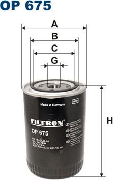 Filtron OP675 - Eļļas filtrs ps1.lv